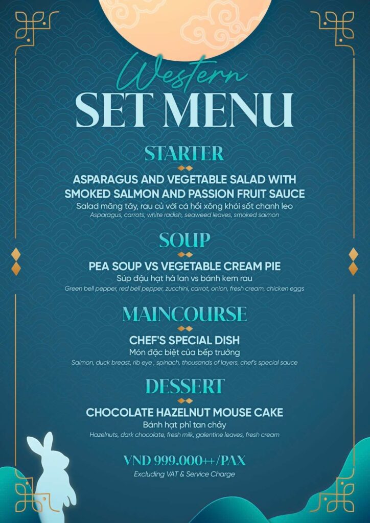 Western Set Menu