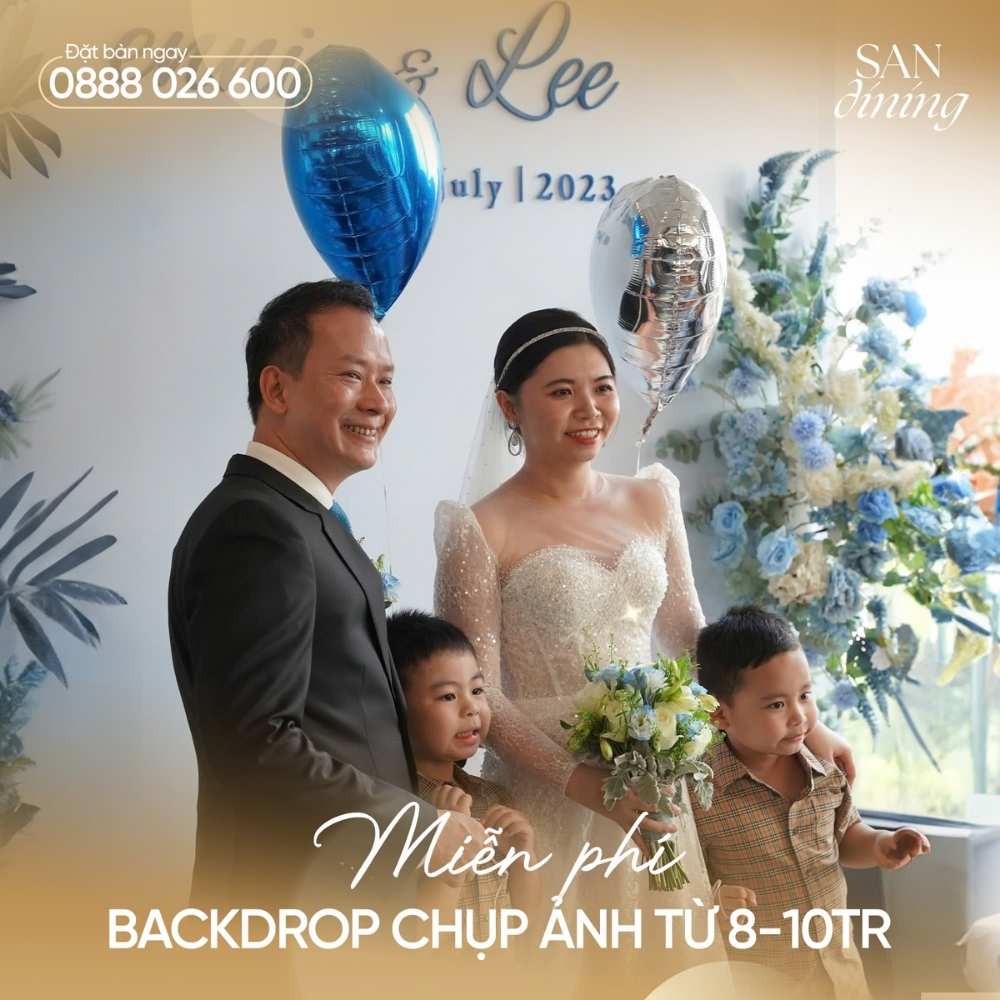 Miễn phí Backdrop chụp ảnh trị giá từ 8-10tr đồng