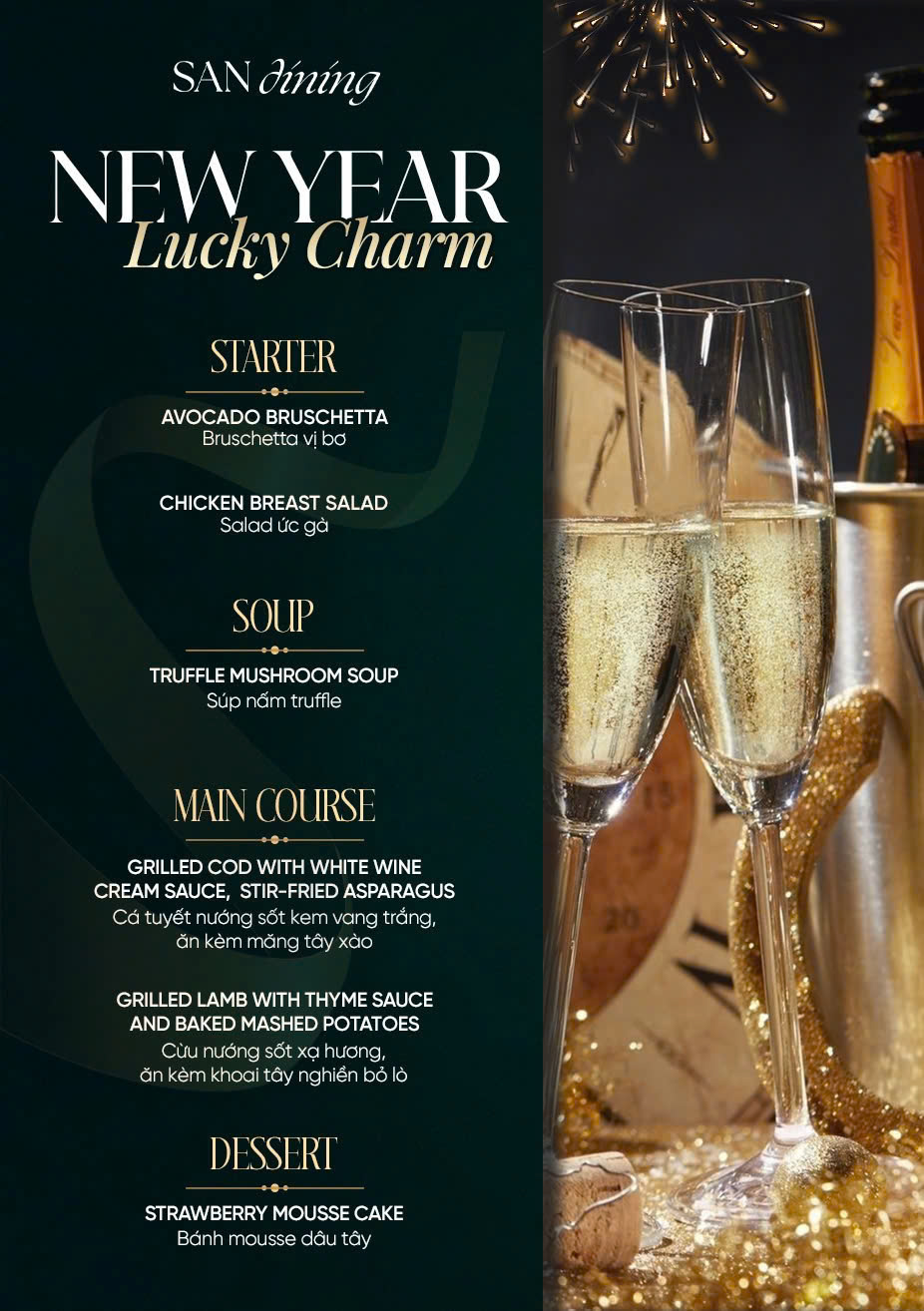 Set menu New Year Lucky Charm